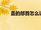 盖的部首怎么读（盖的部首如何读）