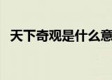 天下奇观是什么意思（怎么理解天下奇观）