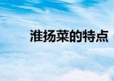 淮扬菜的特点（淮扬菜的特点介绍）