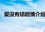 爱没有错剧情介绍（爱没有错剧情是什么）