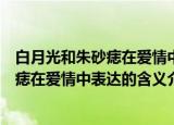 白月光和朱砂痣在爱情中表达的含义是什么（白月光和朱砂痣在爱情中表达的含义介绍）