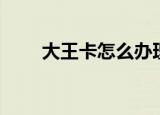 大王卡怎么办理（大王卡如何办理）