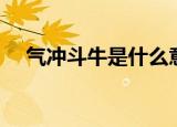 气冲斗牛是什么意思（气冲斗牛的含义）
