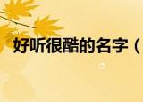 好听很酷的名字（好听很酷的名字有哪些）