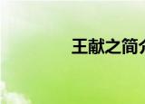王献之简介（王献之介绍）