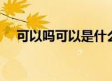 可以吗可以是什么梗（可以吗可以解释）