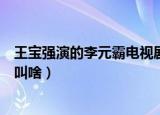 王宝强演的李元霸电视剧叫什么（王宝强演的李元霸电视剧叫啥）