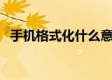 手机格式化什么意思（手机格式化啥意思）