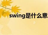 swing是什么意思（slide是什么意思）