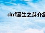 dnf诞生之芽介绍（诞生之芽怎么获得）