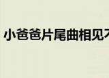 小爸爸片尾曲相见不如怀念（小爸爸片尾曲）