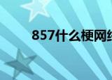 857什么梗网络用语（857的意思）