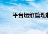 平台运维管理制度（平台运维管理）
