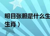 明目张胆是什么生肖和数字（明目张胆是什么生肖）