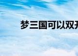 梦三国可以双开吗（梦三国双开器）
