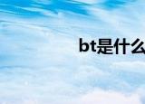 bt是什么（bt相关介绍）