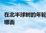 在北半球树的年轮较密的向着哪面较疏的向着哪面