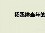 杨丞琳当年的事（杨丞琳死了吗）