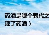 药酒是哪个朝代之后出现的（哪个朝代之后出现了药酒）