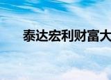泰达宏利财富大盘（泰达宏利中小盘）