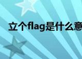 立个flag是什么意思（立个flag意思简述）