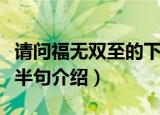 请问福无双至的下半句是什么（福无双至的下半句介绍）