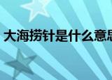 大海捞针是什么意思（大海捞针意思是什么）