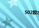 502胶水（502照片）