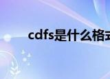 cdfs是什么格式（cdfs是什么意思）
