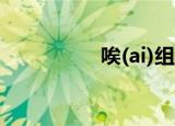 唉(ai)组词（唉ai组词）