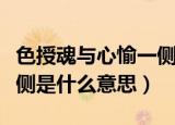 色授魂与心愉一侧百度百科（色授魂与心愉一侧是什么意思）