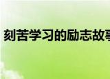 刻苦学习的励志故事（关于学习的励志故事）