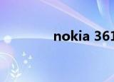 nokia 3610（nokia 301）