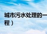 城市污水处理的一般流程（城市污水处理的流程）