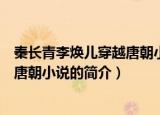 秦长青李焕儿穿越唐朝小说书名叫什么（秦长青李焕儿穿越唐朝小说的简介）