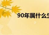 90年属什么生肖（90年的生肖）
