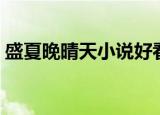 盛夏晚晴天小说好看吗（盛夏晚晴天好看吗）