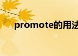 promote的用法和短语（promoted）
