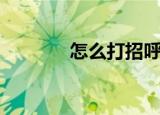 怎么打招呼（打招呼的方法）