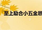 至上励合小五金恩圣结婚（至上励合小五）