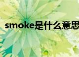 smoke是什么意思（smoke的意思是什么）
