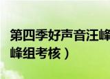 第四季好声音汪峰考核（中国好声音第三季汪峰组考核）