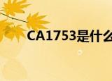 CA1753是什么航班飞机（ca1753）