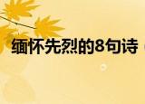 缅怀先烈的8句诗（缅怀先烈的8句诗列述）