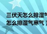 三伏天怎么排湿气寒气 有哪些方法（三伏天怎么排湿气寒气）