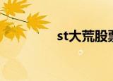 st大荒股票代码（st大荒）