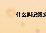 什么叫记叙文?（什么叫记叙文）