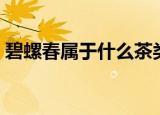 碧螺春属于什么茶类（碧螺春属于绿茶对吗）