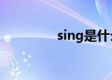 sing是什么意思（sing8）