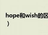 hope和wish的区别（如何区别wish和hope）